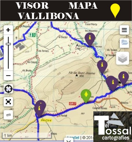 Visor Mapa Vallibona Tossal Cartografies